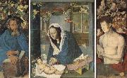 Albrecht Durer The Virgin with the Sleeping clild between Sts.Anthony china oil painting reproduction